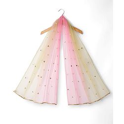 Babyhug Net Woven Sleeveless Lehenga Choli Set With Sequin Detailing & Dupatta - Green & Pink