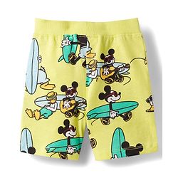 Babyhug Disney Single Jersey Knit Half Sleeves Shirt & Shorts Co-ord Set With Mickey Mouse Graphics - Multicolor