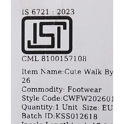 Cute Walk by Babyhug Slip On  Flip Flops with Berry & Floral Print - Pink & Blue
