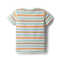 Babyhug Cotton Knit T-Shirts Half Sleeves with Graphics Pack of 3 Multi Color 6-9 Months