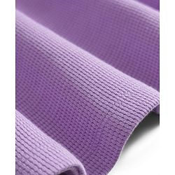 Babyhug Knitted Sleeveless Frock with Floral Applique - Lavender