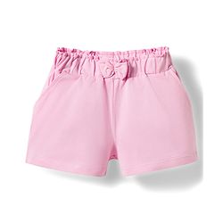 Babyhug Single Jersey Knit Mid Thigh Solid Shorts with Bow Applique Pack of 3 - Multicolor