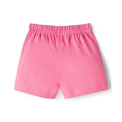Babyhug 100% Cotton Knit Mid Thigh Shorts with Text Print & Bow Applique Pack of 3 - Multicolor