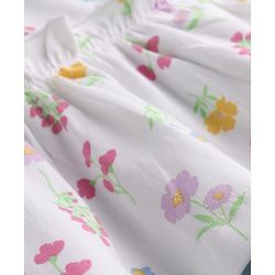 Babyhug Knitted One Piece Dresses/Frocks with Shoulder Straps and Floral Print White 3-6 Months
