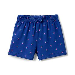 Babyhug Single Jersey Knit Mid Thigh Printed Shorts with Bow Applique Pack of 3 - Multicolor