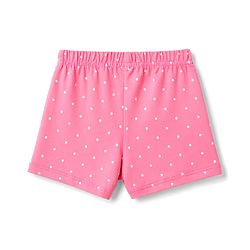 Babyhug Single Jersey Knit Mid Thigh Printed Shorts with Bow Applique Pack of 3 - Multicolor