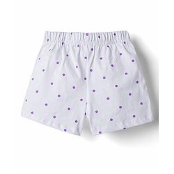 Babyhug Single Jersey Knit Mid Thigh Printed Shorts with Bow Applique Pack of 3 - Multicolor