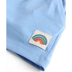 Babyhug Single Jersey Knit Mid Thigh Shorts With Rainbow Print Pack of 3 - Multicolor