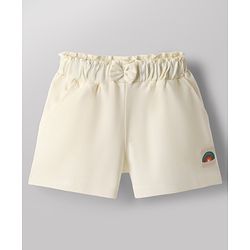 Babyhug Single Jersey Knit Mid Thigh Shorts With Rainbow Print Pack of 3 - Multicolor