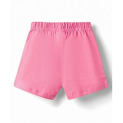 Babyhug Single Jersey Knit Mid Thigh Printed Shorts with Bow Applique Pack of 3 - Multicolor