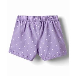 Babyhug Single Jersey Knit Mid Thigh Printed Shorts with Bow Applique Pack of 3 - Multicolor