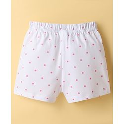 Babyhug Single Jersey Knit Mid Thigh Shorts With Polka Dots Print Pack of 3 - Multicolor