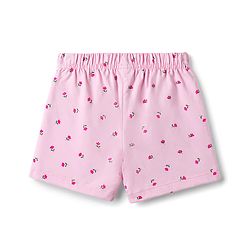Babyhug Single Jersey Knit Mid Thigh Printed Shorts with Bow Applique Pack of 3 - Multicolor