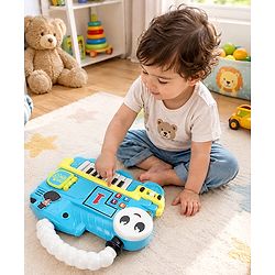 Babyhug Melody Express Musical Piano| Interactive Musical Toy| 8 Built-In Melodies| Piano Keyboard| Number Buttons| Sound & Light Effects| Adjustable Volume| 12+ Months| BIS Certified