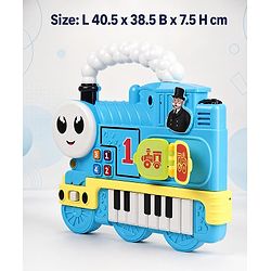 Babyhug Melody Express Musical Piano| Interactive Musical Toy| 8 Built-In Melodies| Piano Keyboard| Number Buttons| Sound & Light Effects| Adjustable Volume| 12+ Months| BIS Certified
