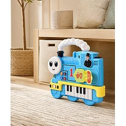 Babyhug Melody Express Musical Piano| Interactive Musical Toy| 8 Built-In Melodies| Piano Keyboard| Number Buttons| Sound & Light Effects| Adjustable Volume| 12+ Months| BIS Certified