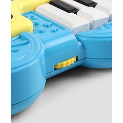 Babyhug Melody Express Musical Piano| Interactive Musical Toy| 8 Built-In Melodies| Piano Keyboard| Number Buttons| Sound & Light Effects| Adjustable Volume| 12+ Months| BIS Certified