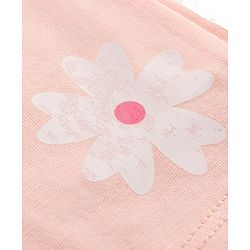 Babyhug Single Jersey Knit Mid Thigh Printed Shorts with Bow Applique Pack of 2 - Multicolor