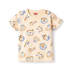 Babyhug Cotton Knit T-Shirts Half Sleeves with Graphics Multi Color 6-9 Months Pack of 3