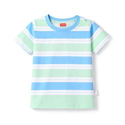 Babyhug Cotton Knit T-Shirts Half Sleeves with Graphics Multi Color 6-9 Months Pack of 3