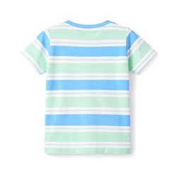 Babyhug Cotton Knit T-Shirts Half Sleeves with Graphics Multi Color 6-9 Months Pack of 3
