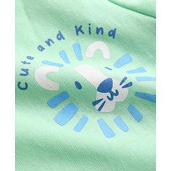 Babyhug Cotton Knit T-Shirts Half Sleeves with Graphics Multi Color 6-9 Months Pack of 3
