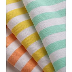 Babyhug 100% Cotton Knit T-Shirts Half Sleeves with Graphics Pack of 3 Multi Color 6-9 Months