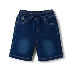 Babyhug Single Jersey Knit Half Sleeves T-Shirt & Denim Shorts With Animal Print - Green