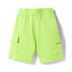 Babyhug Single Jersey Knit Half Sleeves T-Shirt & Shorts Set with Varsity Print - Purple & Light Green