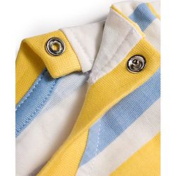 Babyhug Cotton Knit Half Sleeves Striped T-Shirts Pack of 3 - Multicolor