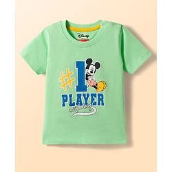 Babyhug Disney Single Jersey Knit Half Sleeves T-Shirts With Mickey Mouse Graphics Pack of 3 - Multicolor