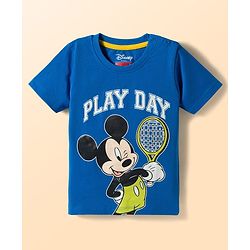 Babyhug Disney Single Jersey Knit Half Sleeves T-Shirts With Mickey Mouse Graphics Pack of 3 - Multicolor