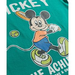 Babyhug Disney Single Jersey Knit Half Sleeves T-Shirts With Mickey Mouse Graphics Pack of 2 - Multicolor