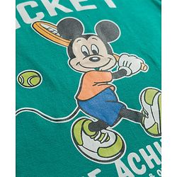 Babyhug Disney Single Jersey Knit Half Sleeves T-Shirts With Mickey Mouse Graphics Pack of 2 - Multicolor