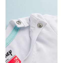 Babyhug Disney Single Jersey Knit Half Sleeves T-Shirt with Mickey Mouse & Friends Graphics - White