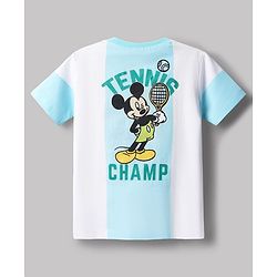 Babyhug Disney Single Jersey Knit T-Shirt Half Sleeves Round Neck Graphic Multi Color 3-6 Months