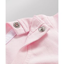 Babyhug Disney Single Jersey Knit Half Sleeves T-Shirts with Minnie Mouse Print Pack of 2 - Pink & White