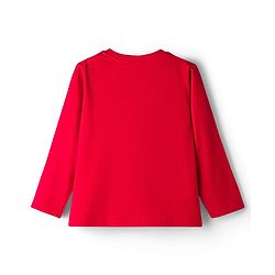 Babyhug Disney Single Jersey Knit Full Sleeves T-Shirt & Pyjama Night-Suit With Minnie Mouse Graphics - Red
