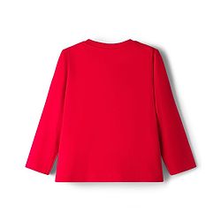Babyhug Disney Single Jersey Knit Full Sleeves T-Shirt & Pyjama Night-Suit With Minnie Mouse Graphics - Red