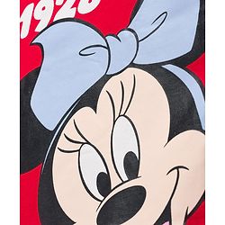 Babyhug Disney Single Jersey Knit Full Sleeves T-Shirt & Pyjama Night-Suit With Minnie Mouse Graphics - Red