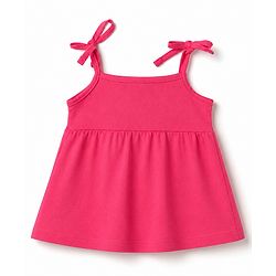 Babyhug Cotton Knit One Piece Dresses/Frocks with Shoulder Straps Pack Of 2 Multi ColorNew Born