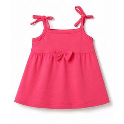 Babyhug Cotton Knit One Piece Dresses/Frocks with Shoulder Straps Pack Of 2 Multi ColorNew Born