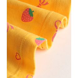 Babyhug Cotton Knit One Piece Dresses/Frocks with Shoulder Straps Pack Of 2 Multi ColorNew Born