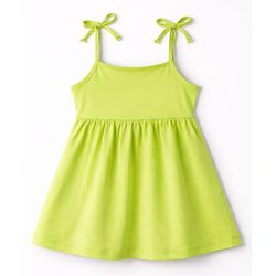Babyhug Cotton Knit One Piece Dresses/Frocks with Bow Multi Color 12-18 Months Pack of 2