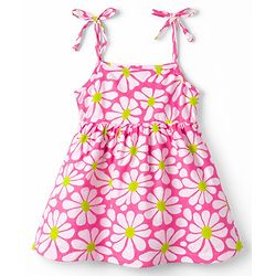 Babyhug Cotton Knit One Piece Dresses/Frocks with Bow Multi Color 0-0 Months Pack of 2