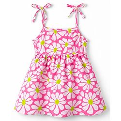Babyhug Cotton Knit One Piece Dresses/Frocks with Bow Multi Color 12-18 Months Pack of 2
