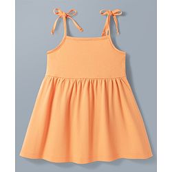 Babyhug Single Jersey Knit Sleeveless Fit & Flare Frock With Floral Print Pack of 2 - Multicolor