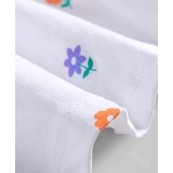 Babyhug Single Jersey Knit Sleeveless Fit & Flare Frock With Floral Print Pack of 2 - Multicolor