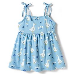 Babyhug Single Jersey Knit One Piece Dresses/Frocks with Shoulder Straps Multi Color New Born