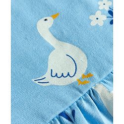 Babyhug Single Jersey Knit One Piece Dresses/Frocks with Shoulder Straps Multi Color New Born